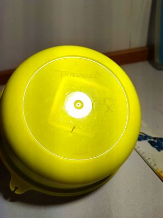 Tupperware Contenitore Ciotola Rotondo Giallo 16cm