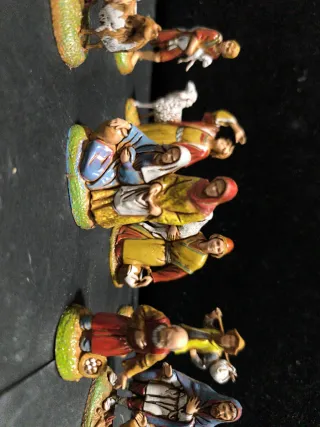 8 Figuras Belén Pastores de mondaruzzo