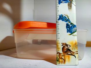 Contenitore Arancione Rettangolare 16x10x8 cm  Gua