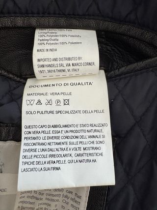 Giubbino Pelle P&P Finest Handmade Marrone