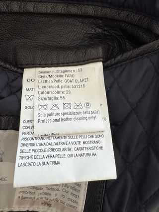 Giubbino Pelle P&P Finest Handmade Marrone