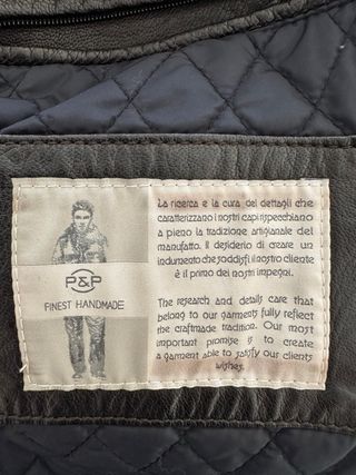 Giubbino Pelle P&P Finest Handmade Marrone