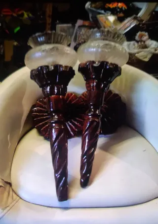 Apliques de pared madera tallada