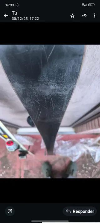 Esquís Rossignol 150cm + bastones y botas n39.