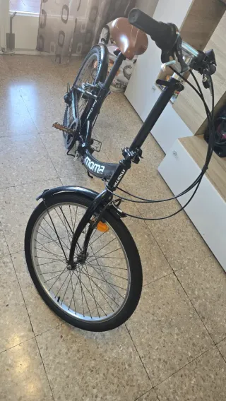 Bicicleta Plegable MOMA 24 Negra