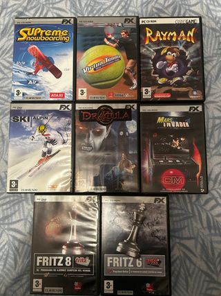 Lote 8 Juegos PC Clásicos FX