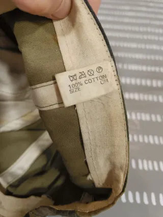 Gorra estilo militar camuflaje