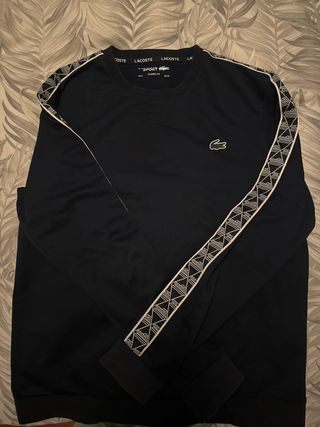 Sudadera Lacoste Negra Talla M