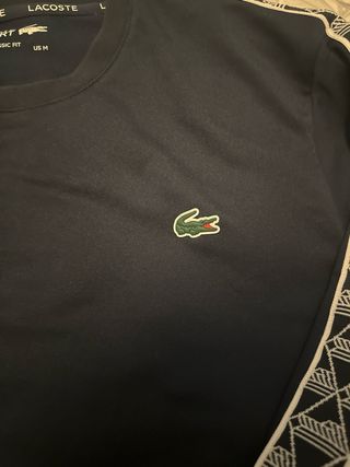 Sudadera Lacoste Negra Talla M