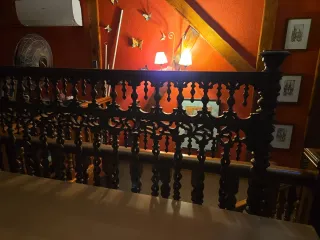 Conjunto dormitorio portugués antiguo madera