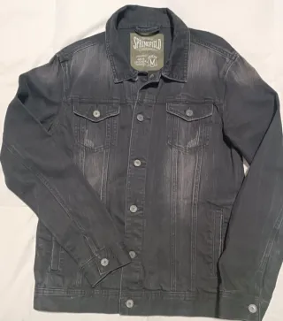 Cazadora vaquera Springfield negra Talla M