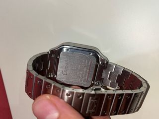 Reloj Cartier Santos Esfera Verde