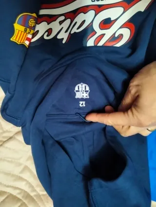 Sudadera FC Barcelona Barça Talla 12 años.