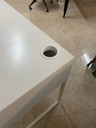 Mesa escritorio blanca moderna