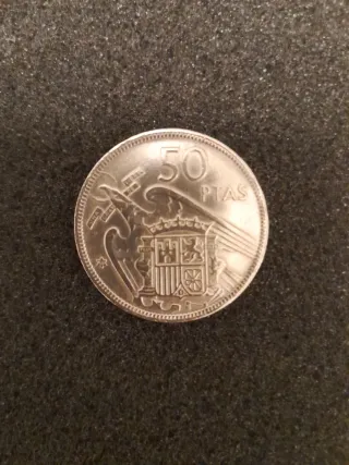 Moneda 50 Pesetas 1957 Estrella 58