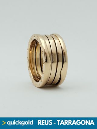 035-01-00845 ANILLO ORO 18K  TIPO BULGARI T19- 59