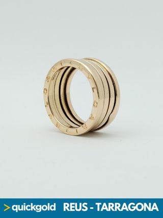 035-01-00845 ANILLO ORO 18K  TIPO BULGARI T19- 59