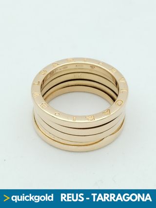 035-01-00845 ANILLO ORO 18K  TIPO BULGARI T19- 59