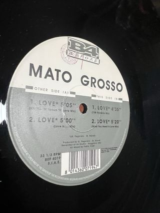 Mato Grosso Love 1993 Dance Electro
