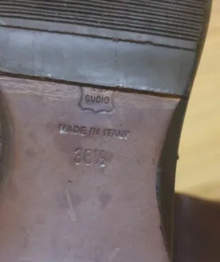 Stivali donna in cuoio marrone