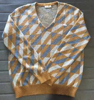 Jersey Lacoste V-Neck Estampado Vintage