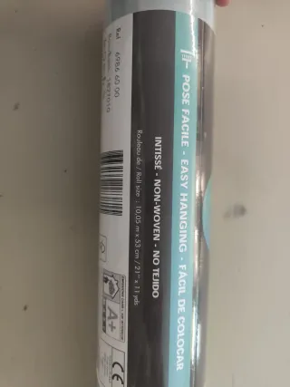 3 Rollos Papel Pintado (2 nuevos, 1 empezado)