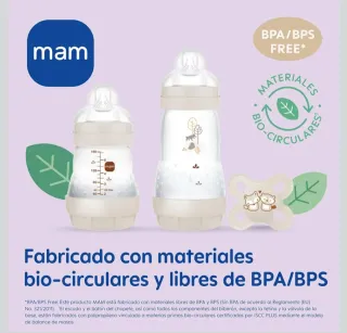 MAM Set de Recién Nacido: 2 biberónes y chupete