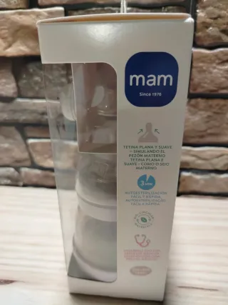 MAM Set de Recién Nacido: 2 biberónes y chupete