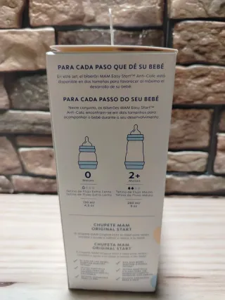 MAM Set de Recién Nacido: 2 biberónes y chupete