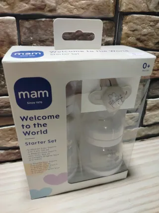 MAM Set de Recién Nacido: 2 biberónes y chupete