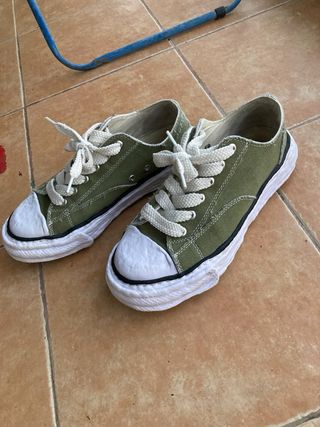 Maison Mihara Yasuhiro Zapatillas Verdes