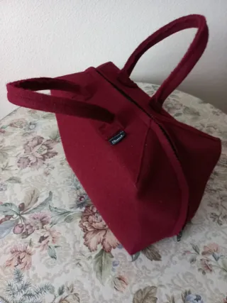 Bolso de viaje Burel, hecho a mano, sin estrenar.