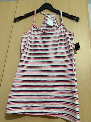 Camiseta de tirantes a rayas