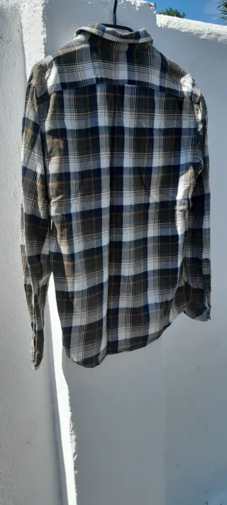 Camisa cuadros calentita M
