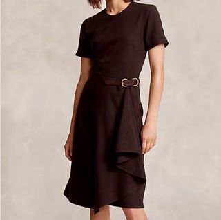 Abito Ralph Lauren originale marrone in Cashmere