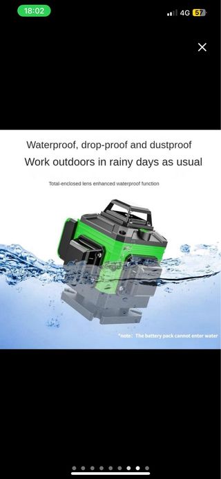 NUEVO Nivel Láser 4x360° 4D 16 Líneas