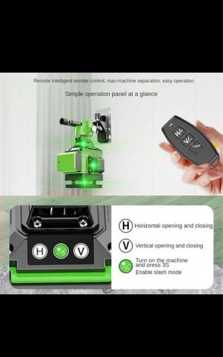 NUEVO Nivel Láser 4x360° 4D 16 Líneas