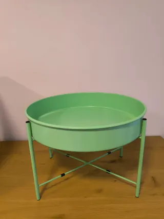 Tavolo ausiliario Ikea Kulturskog verde nuovo
