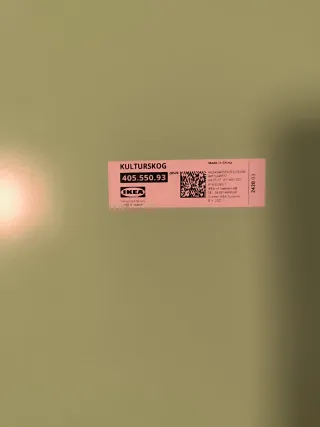 Tavolo ausiliario Ikea Kulturskog verde nuovo