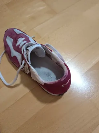 Zapatillas Polo Ralph Lauren rojas y blancas