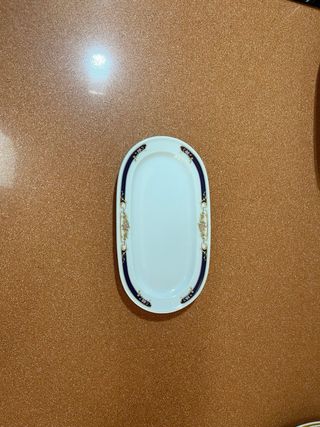 3 Fuentes de aperitivo porcelana decoradas