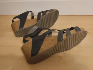 Sandalias Cremades Tiras Cuña Talla 37