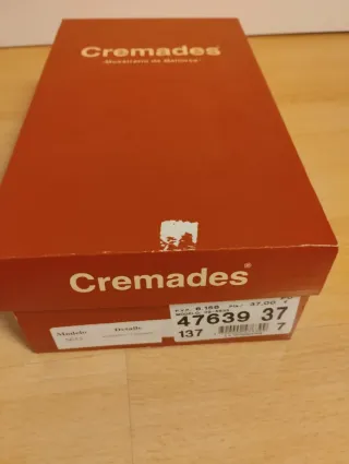 Sandalias Cremades Tiras Cuña Talla 37