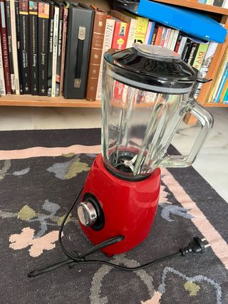 Batidora roja de vaso Mywave