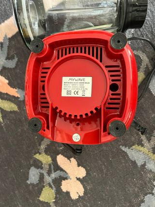 Batidora roja de vaso Mywave