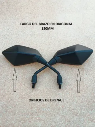 Espejos retrovisores diamante homologados nuevos