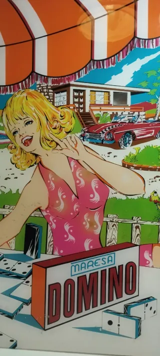 Portada de máquina recreativa pintball vintage