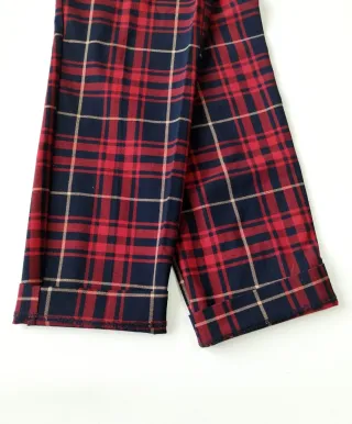 Pantalón de cuadros Zara