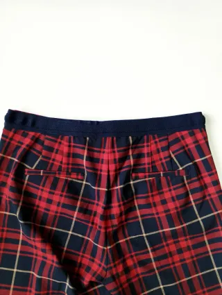 Pantalón de cuadros Zara