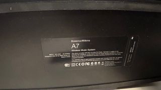 Altavoz Bowers & Wilkins A7 Negro/Plata